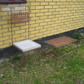 Trädgårdsgrupp flätad 